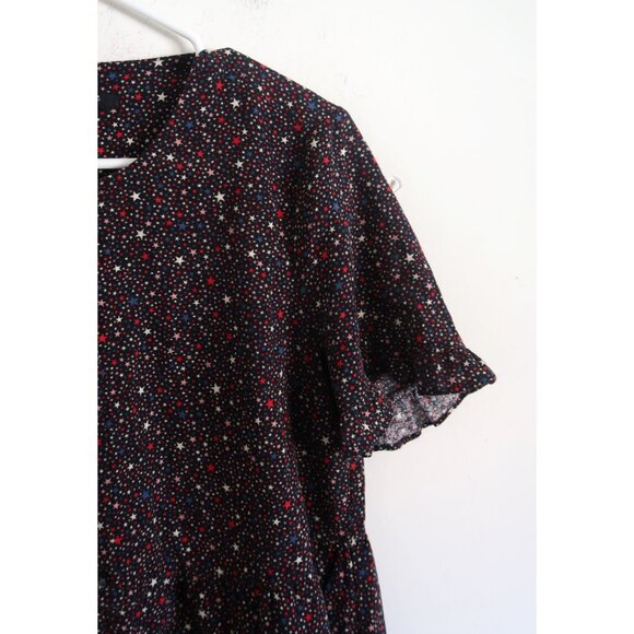 Madewell Starry Peplum Top - Size Medium - Picture 3 of 7